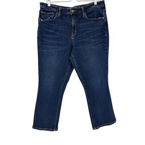 Capri Jeans 16 / 33 Universal Threads womens plus size denim boot crop high rise